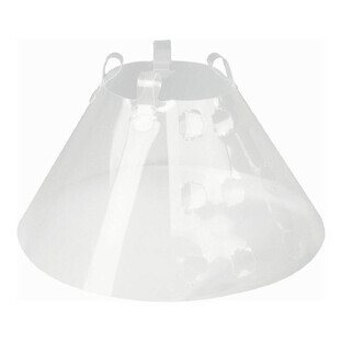 Lampenkap voor honden KVP Quick Fit Transparant (39-48 cm)