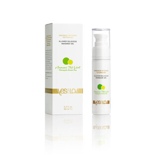 Yes For Lov Gel de masaje íntimo 2en1 Piña y Té Verde, 50 ml