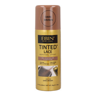 Vopsea pentru perucă Ebin New York Tinted Lace Dark Brown 80 ml