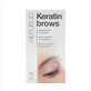 Tratament pentru Sprâncene The Cosmetic Republic Keratin Kit Castaniu Închis