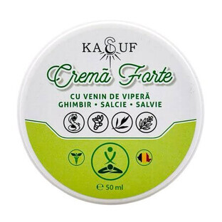 Strong cream with viper venom, ginger, willow and sage, 50 ml, Kasuf