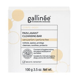 Baton de curatare pentru fata si corp, fara sapun si parfum Body Care, 100 g, Gallinee Baton de curatare pentru fata si corp, fara sapun si parfum Body Care, 100 g, Gallinee
