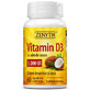 Vitamine D3 à l'huile de coco, 5000 UI, 60 gélules, Zenyth