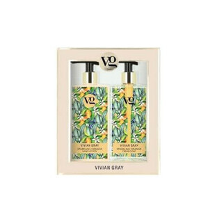 Liquid soap and hand cream set Sparkling Orange, 2 x 350 ml, Vivian Gray