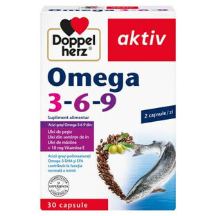 Omega 3-6-9 Aktiv, 30 capsules, Doppelherz