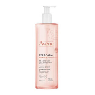 Zachte reinigingsgel voor de gevoelige huid Xeracalm Nutrition, 750 ml, Avene