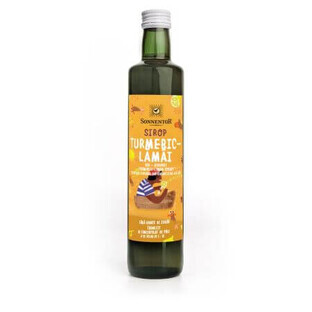 Sirop bio au curcuma et aux lamies, sans sucre ajouté, 500 ml, Sonnentor