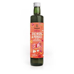 Sirop cu ceai negru si piersica, fara zahar adaugat, 500 ml, Sonnentor