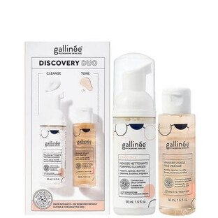 Set per la pulizia della pelle Discovery Duo, 50ml+50ml, Gallinee