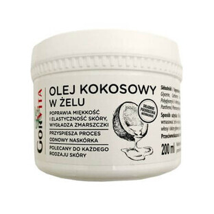 Gel cu ulei de cocos, 200 ml, GorVita