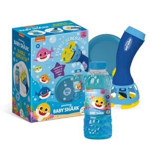 Baby Shark zeepballonset met generator, 3 jaar+, 450 ml, Nickelodeon