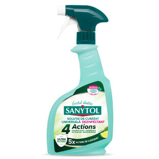 Solution nettoyante universelle désinfectante 4 actions, chaux, 500 ml, Sanytol