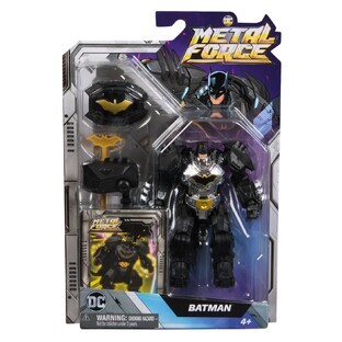 DC Batman action figure, 10 cm, + 4 years, Metal Force Heroes, Spin Master