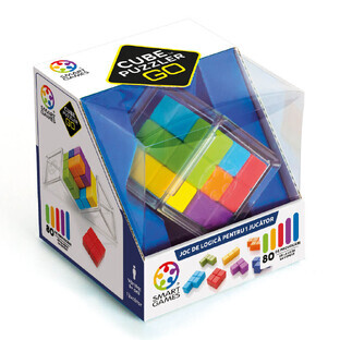 Logic game with 80 challenges Cube Puzzler Go, 8 years+, Smart Games