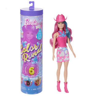 Bambola rivelazione colore, 3 anni+, Serie Disco Star, Barbie