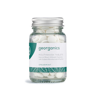 Mondspoeltabletten, Spearmint, 180 stuks, Georganics