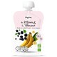 Organic puree with 51% blackberries and 43% bananas, 4-6 months, 120 g, Popote