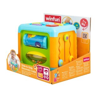 Educatieve kubus met activiteiten, + 6 maanden, Win Fun