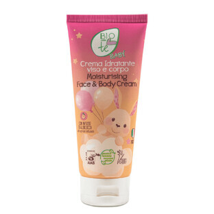 Crème hydratante bio pour le visage et le corps à l'infusion d'abricot Baby, 100 ml, Bioconte