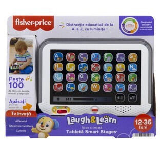 Interactief tablet met 3 ontwikkelingsniveaus, 12-36 maanden, Fisher Price