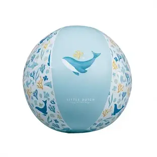 Balón de playa Ocean Dreams, 2 años+, Azul, Little Dutch