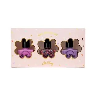 Set de 3 esmaltes de uñas infantiles Party, 3 x 11 ml, Oh Flossy