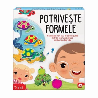 Juego educativo Match the Shapes, 2-4 años, AS
