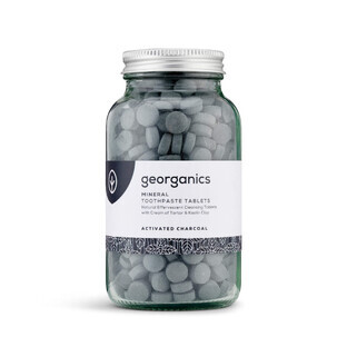 Mundspültabletten, Aktivkohle, 180 Stück, Georganics