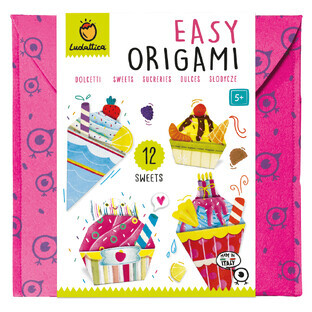 Set creativ Origami pentru Incepatori:, 5 ani+, Briose si Inghetata, Ludattica