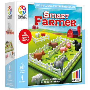 Gioco di logica con 60 sfide Smart Farmer, 4 anni+, Giochi intelligenti