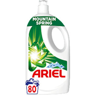 Détergent liquide ARIEL Mount Spring 80 lavages, 3.6 l
