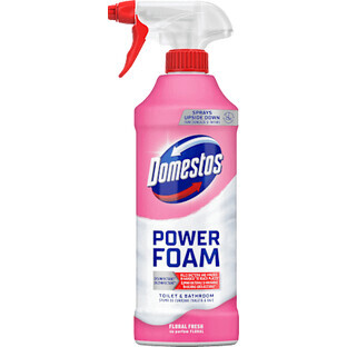 Domestos Power Foam Floraler Sprüh-Reinigungsschaum, 435 ml