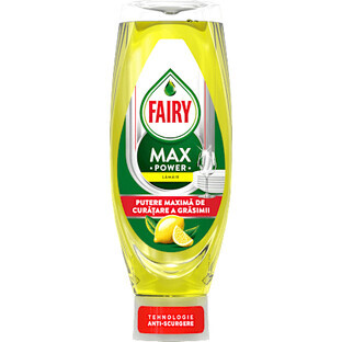 FAIRY Max Power detergente per vasi al limone, 730 ml