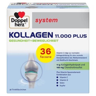 Kollagen 11.000 Plus, 36 Einzeldosis-Fläschchen, Doppelherz