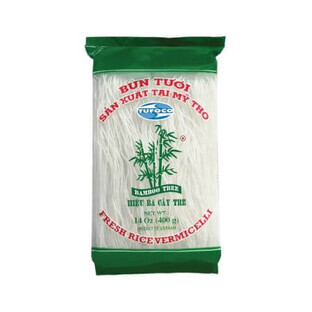 Vermicelli rice noodles, 400 g, Bamboo Tree