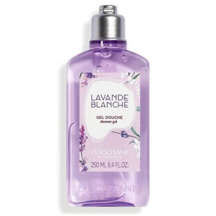 L'Occitane Gel de Ducha Lavanda Blanca con extracto de lavanda, 250 ml, Lavanda Blanca, 250 ml, L'Occitane