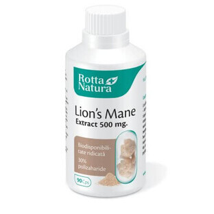 Lion's Mane, 500 mg, 90 capsules, Rotta Natura