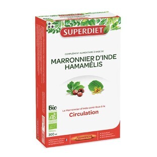 Superdiet Rosskastanie Hamamelis Durchblutung 20 Fläschchen