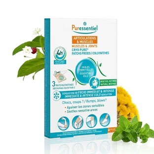 Puressentiel Joints and Muscles Cryo Pure Effect 4h 3 Cold Plasters