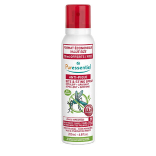 Puressentiel SOS Insectenwerende en Kalmerende Spray voor Muggen 200 ml