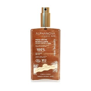 Alphanova Organic Sun Huile Sèche Scintillante Bio 100ml