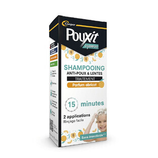 Pouxit Anti-Läuse- und Nagelbehandlungsshampoo Aprikosenduft 100ml