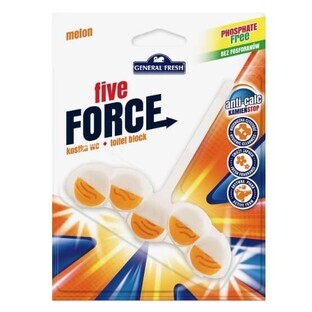 General Fresh, Toilettenwürfel, Fünf-Kraft, Melone, 1 Stück