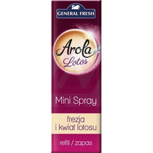 General Fresh Arola, Mini luchtverfrisser Freesia en lotusbloem, 15 ml
