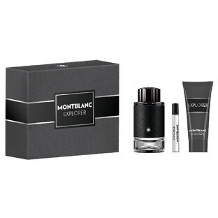 Mont Blanc Explorer Set Eau de Parfum, 100 ml + Eau de Parfum Miniatur, 7,5 ml + Duschgel, 100 ml