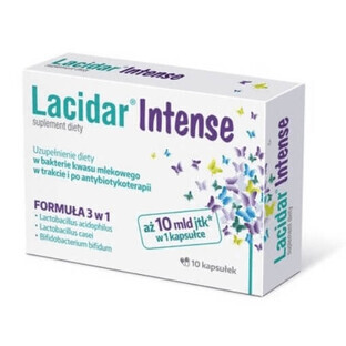 Lacidar Intense, 10 capsules