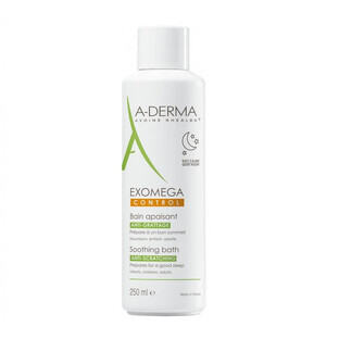 A-Derma Exomega Control Bain apaisant pour les peaux sèches et atopiques, 250 ml