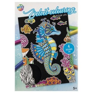 Fluwelen oceaan kleurboek