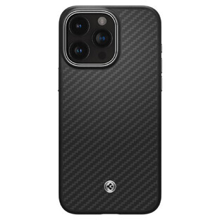 Carcasa Spigen Enzo Aramid Mag con MagSafe para iPhone 15 Pro Max - negro mate