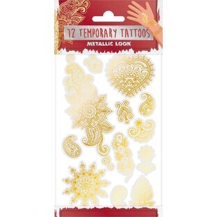 Tatuaggi con fiori metallici